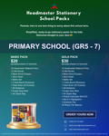 Primary School (Grade 5-7): Basic Stationery Pack