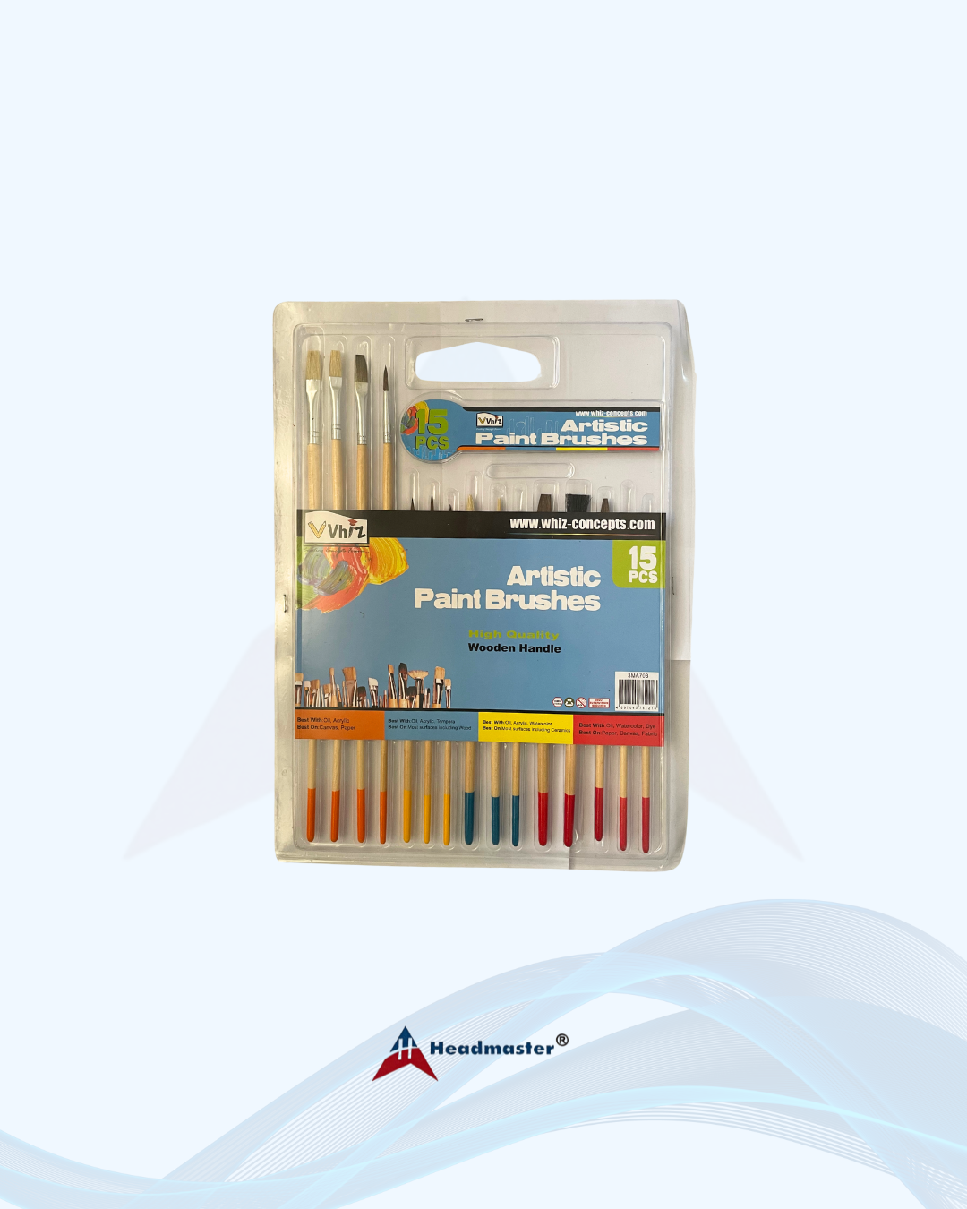 Artistic Paint Brushes 15pc