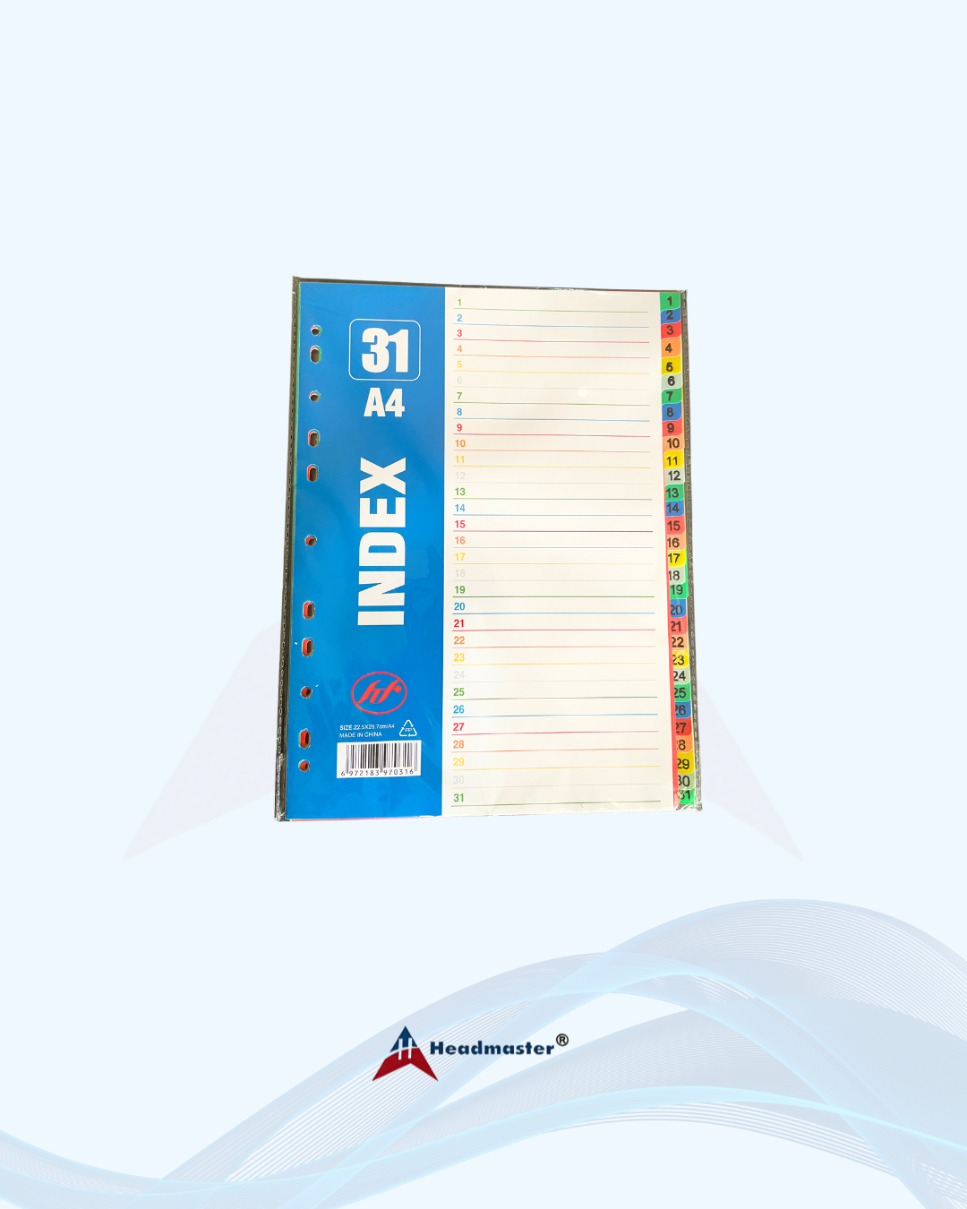 1-31 Colour Index Dividers