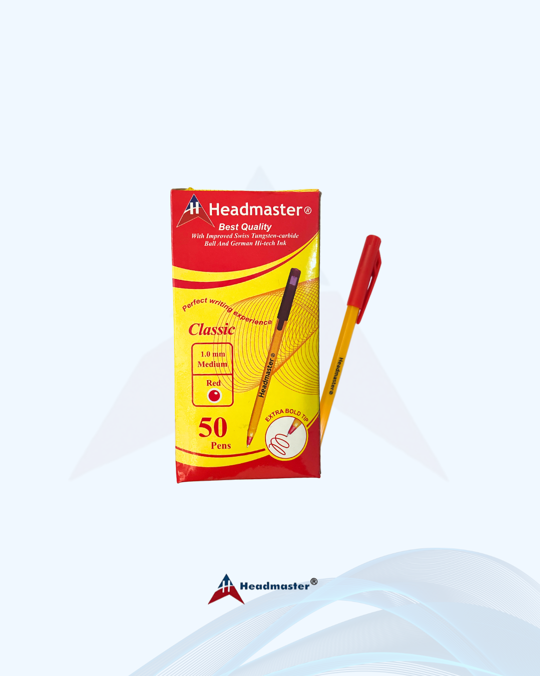 Headmaster Ballpoint Pens 50's (Red)