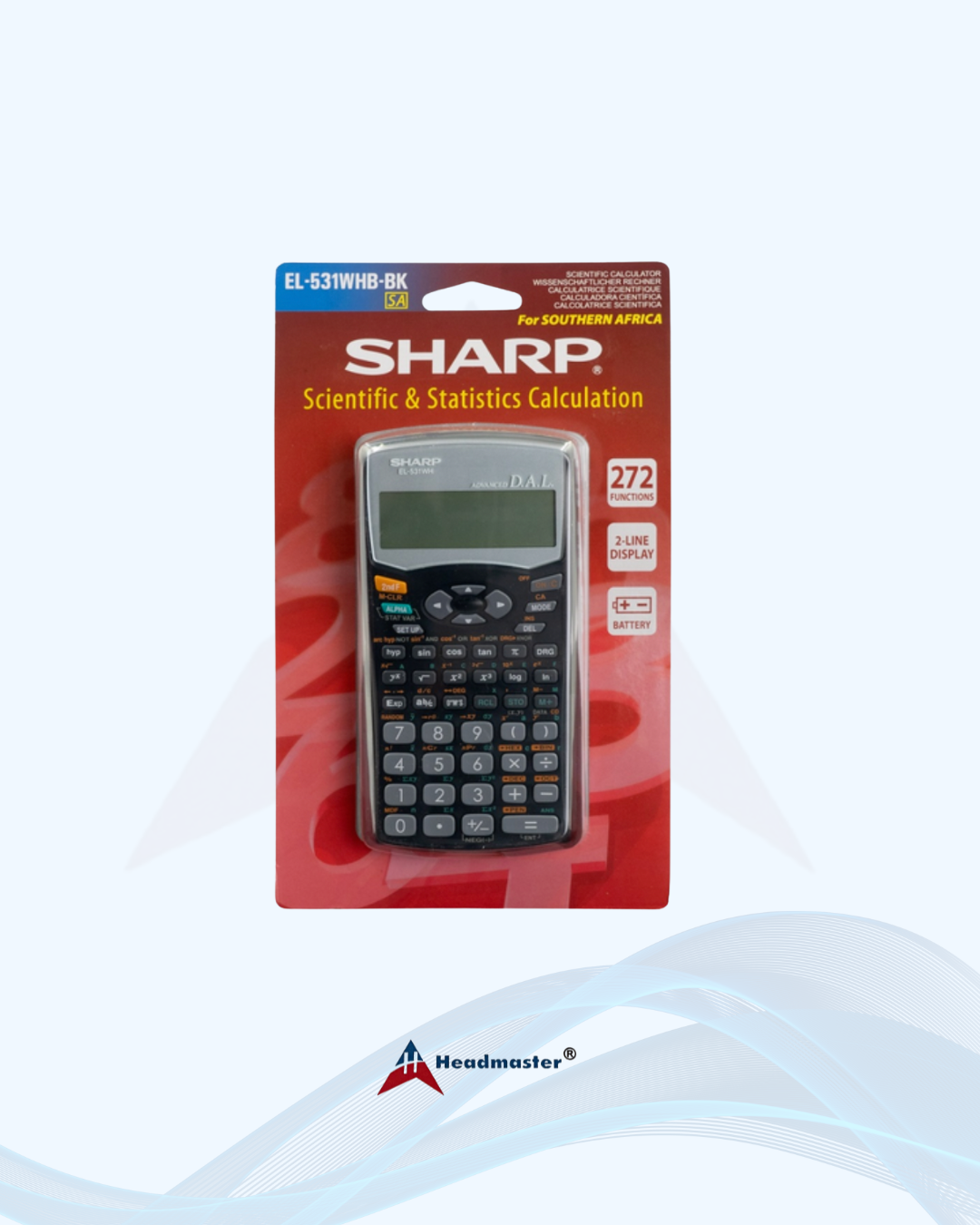 Sharp Scientific EL-531WH-BK-CARDED